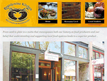 Tablet Screenshot of brandywinekitchen.com